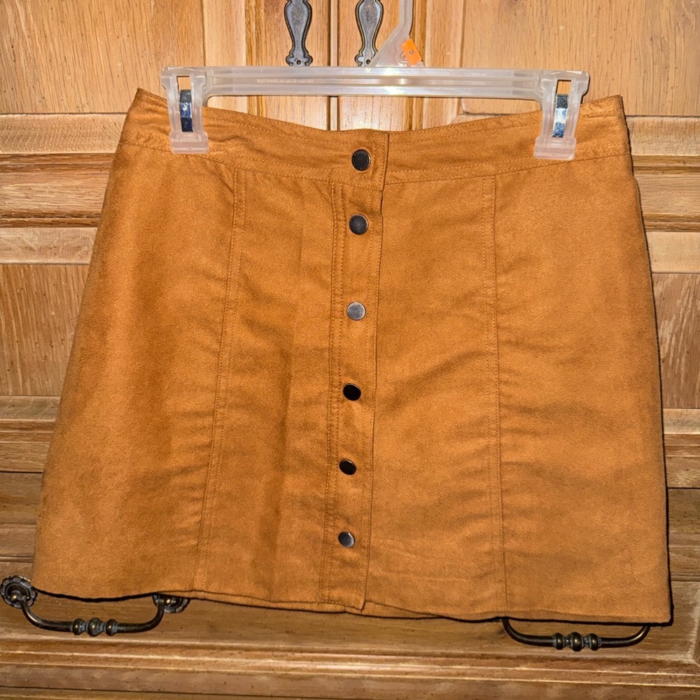 Suede Skirt